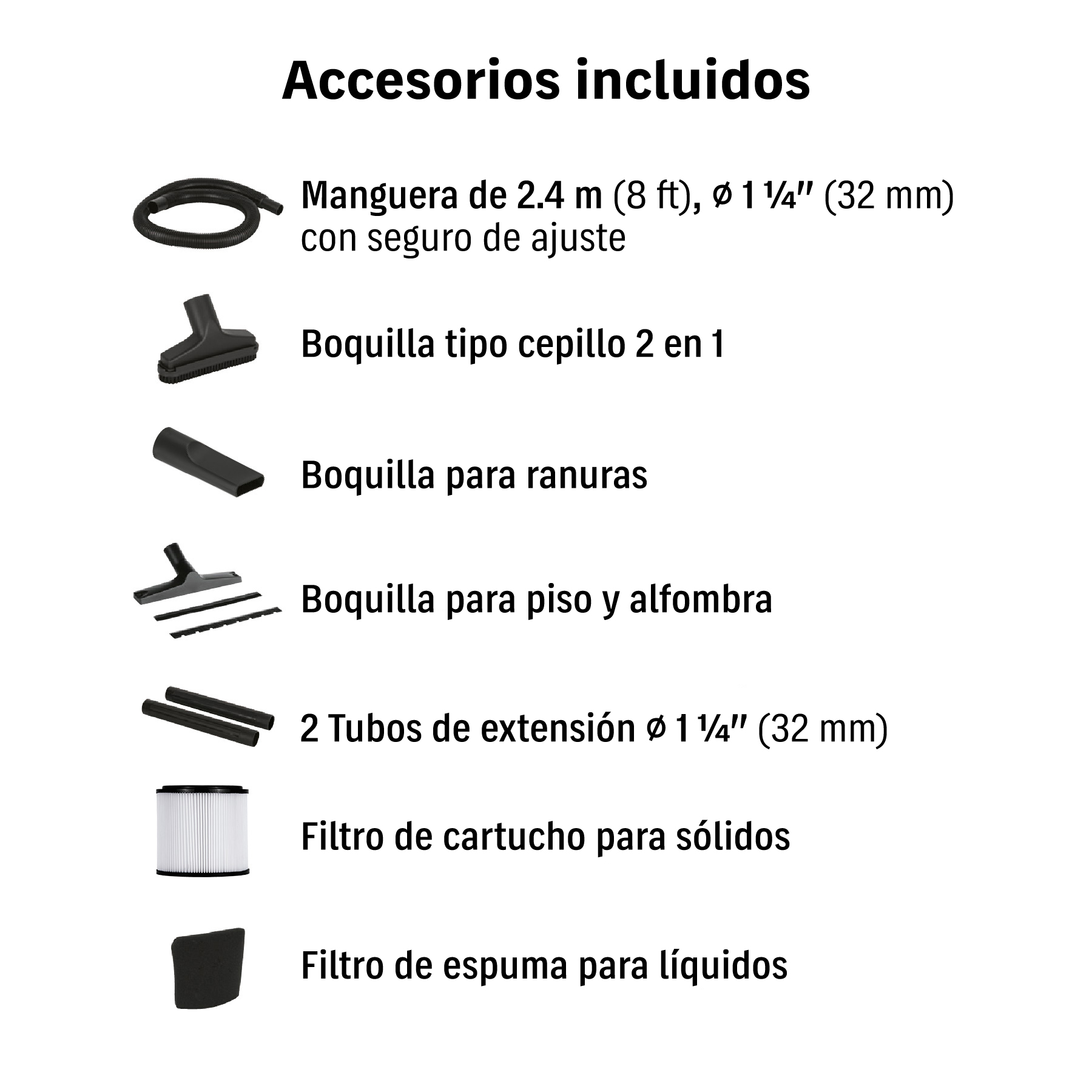 Aspiradora de sólidos y líquidos, 5 gal, acero inox, TRUPER - Imagen 2