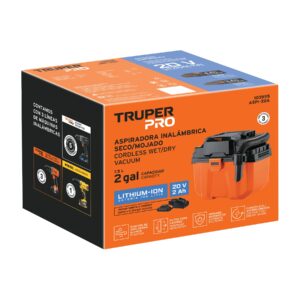 Aspiradora, 20V, 1 batería 2Ah, TRUPER PRO - Imagen 2