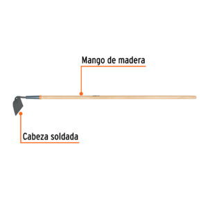 Alternative view of Azadón jardinero Classic, mango de madera 54', TRUPER