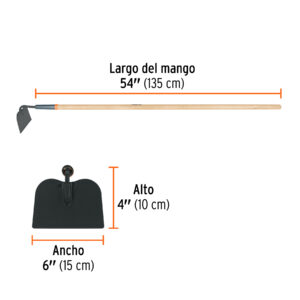 Azadón jardinero Classic, mango de madera 54', TRUPER - Imagen 3
