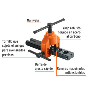 Alternative view of Avellanador profesional de 3/16' a 5/8', TRUPER EXPERT
