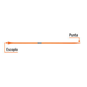Alternative view of Barreta para tierra dura de 1'x175 cm, escoplo 67 mm, TRUPER