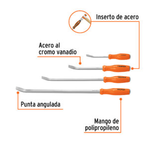 Alternative view of Juego con 4 barras de palanca, TRUPER