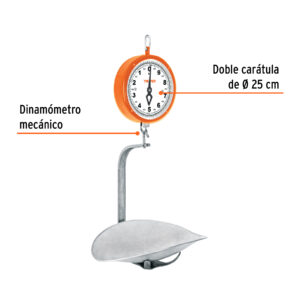 Alternative view of Báscula capacidad 10 kg mecánica colgante, TRUPER