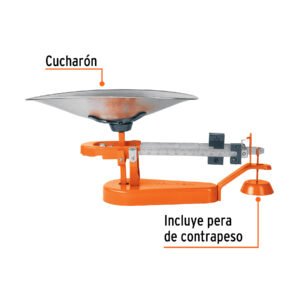 Alternative view of Báscula capacidad 10 kg mecánica con cucharón, TRUPER