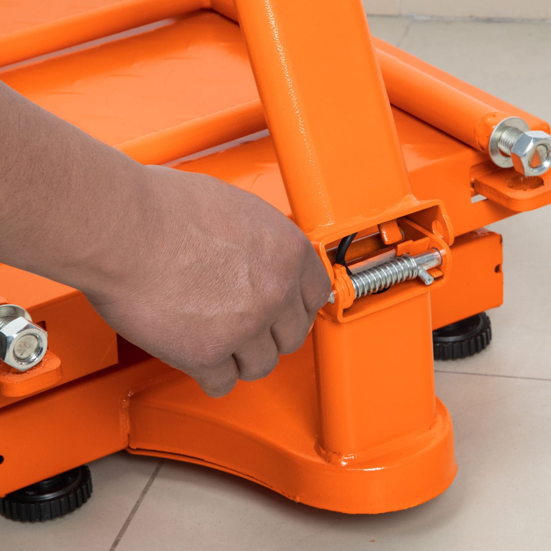 Báscula electrónica de plataforma, plegable,500 kg, TRUPER - Imagen 4