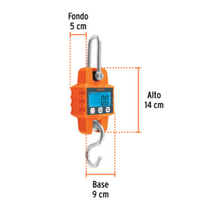 Báscula electrónica colgante, de pilas, 300 kg, TRUPER - Imagen 3