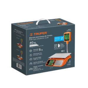 Báscula electrónica multifunciones con torreta 40 kg, TRUPER - Imagen 6
