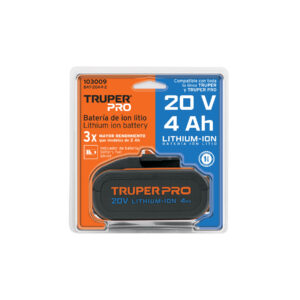 Batería ion litio, 20V, 4 Ah, TRUPER PRO - Imagen 4