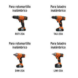 Alternative view of Batería ion litio, 20V, 4 Ah, TRUPER PRO