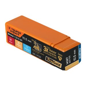 Broca HSS 10.5 mm Trugold para metal, TRUPER EXPERT - Imagen 4