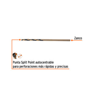 Alternative view of Broca HSS 1.5 mm Trugold para metal, TRUPER EXPERT