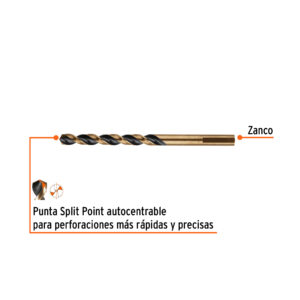 Alternative view of Broca HSS 6.0 mm Trugold para metal, TRUPER EXPERT