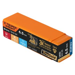 Broca HSS 6.5 mm Trugold para metal, TRUPER EXPERT - Imagen 4
