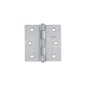 Bisagra cuadrada 3', satinado, cabeza plana, BASIC