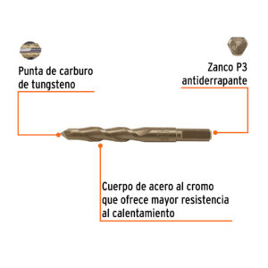 Alternative view of Broca para concreto 19 x 150 mm, TRUPER