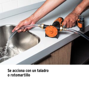Bomba autocebante para uso con taladro, TRUPER - Imagen 3