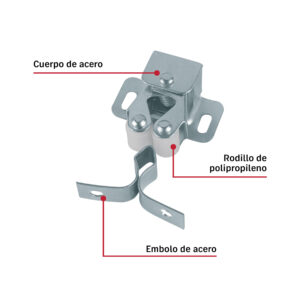 Alternative view of Broche perico galvanizado, HERMEX