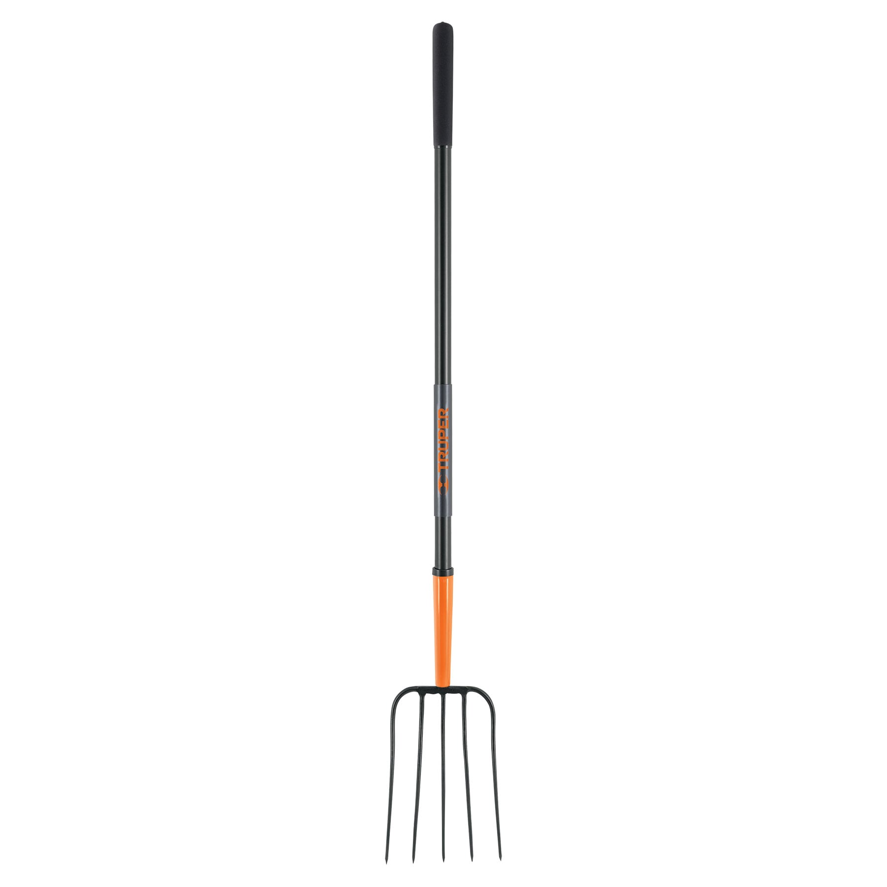 Bieldo para paja, 5 dientes, mango largo de acero 48' TRUPER