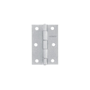 Bisagra rectangular 3' acero pulido, HERMEX