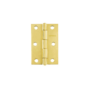 Bisagra rectangular 3' acero latonado, HERMEX