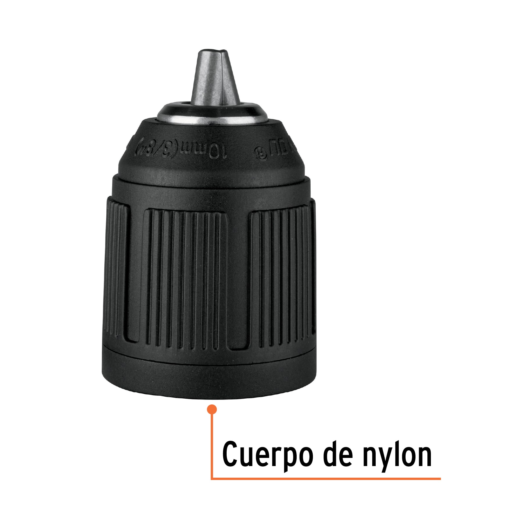 Broquero 3/8' sin llave, para máquinas inalámbricas, TRUPER - Imagen 2