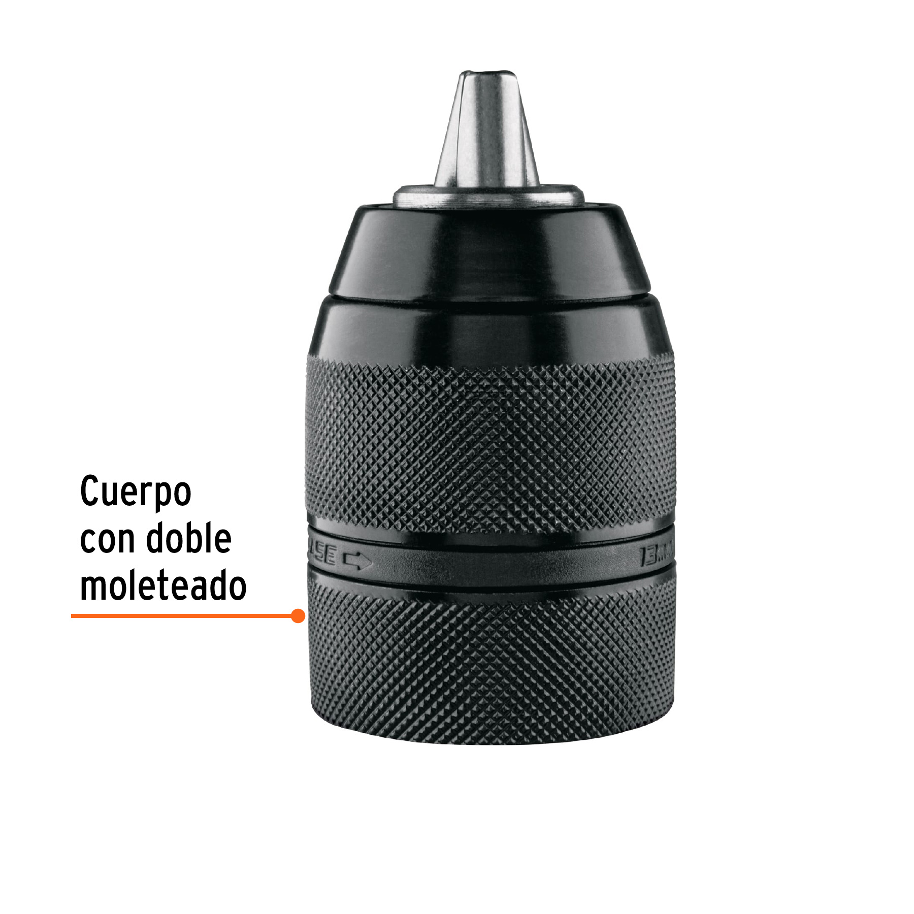 Broquero 1/2' sin llave, para máquinas inalámbricas, TRUPER - Imagen 2
