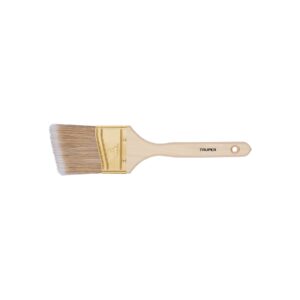 Brocha cerdas sintéticas 3' corte angular, mango de madera