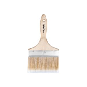 Brocha cerdas sintéticas 6" corte recto, mango de madera