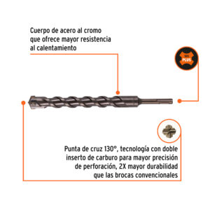 Alternative view of Broca SDS Plus 1 x 10', TRUPER
