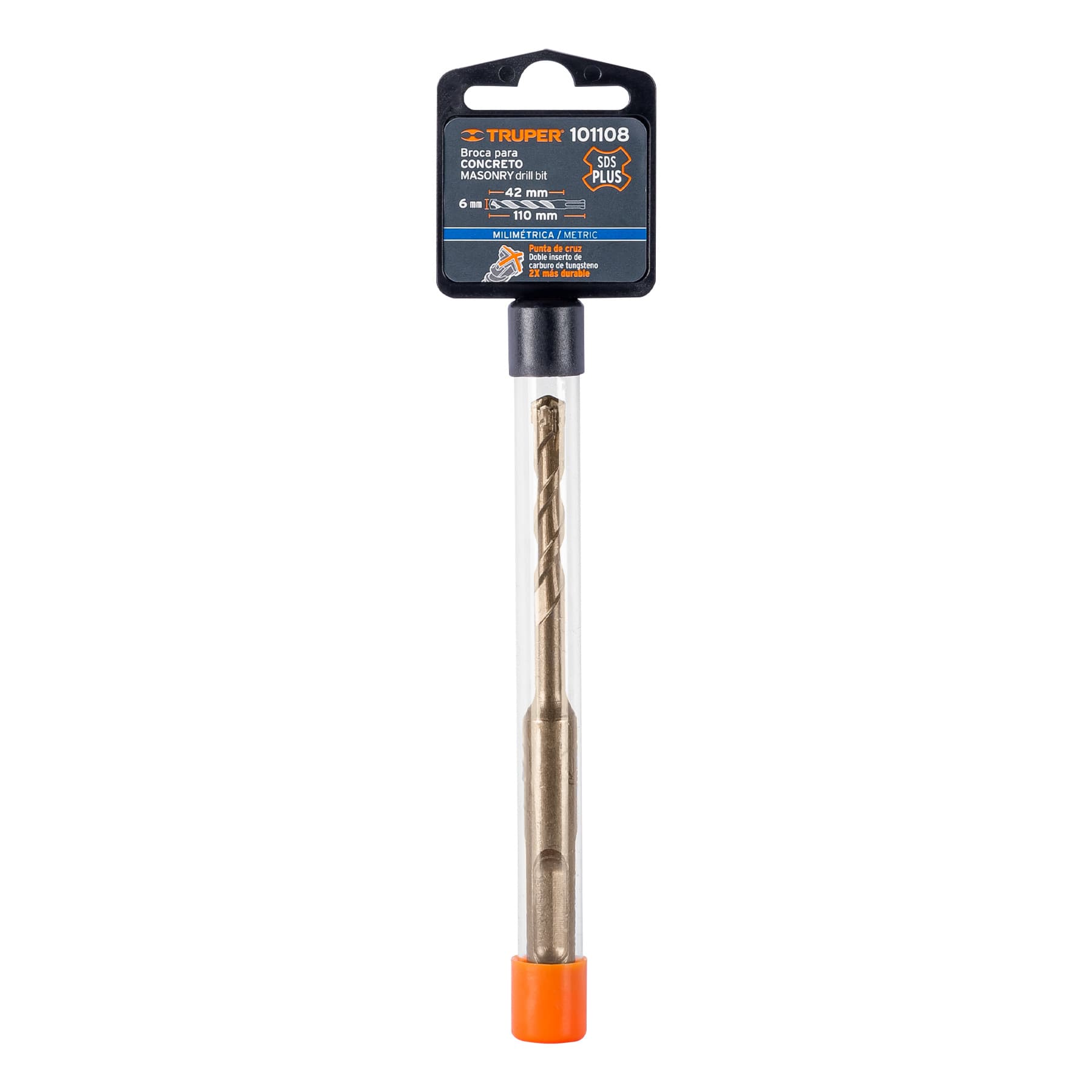 Broca SDS Plus 6 x 110 mm, TRUPER - Imagen 7