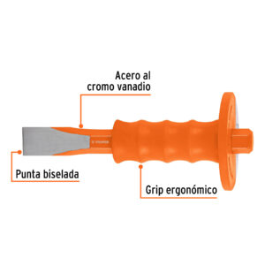 Alternative view of Cincel de corte frío 1 x 8' con grip, TRUPER