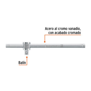 Alternative view of Barra corrediza para dados cuadro 1/2', TRUPER