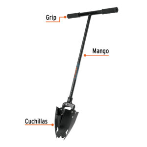 Alternative view of Cavador giratorio de acero, mango 'T' 30', TRUPER