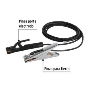 Alternative view of Cables con pinzas para soldadoras de arco y ADA-SOLT, PRETUL