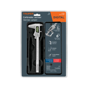 Calibrador vernier digital 6', acero inox, std y mm, TRUPER - Imagen 4