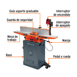 Alternative view of Canteadora de piso 6', 1 HP (750 W), TRUPER