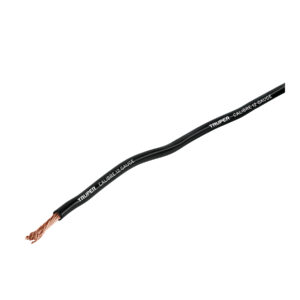 Carrete con 3.5 m de cable primario negro calibre 12, TRUPER