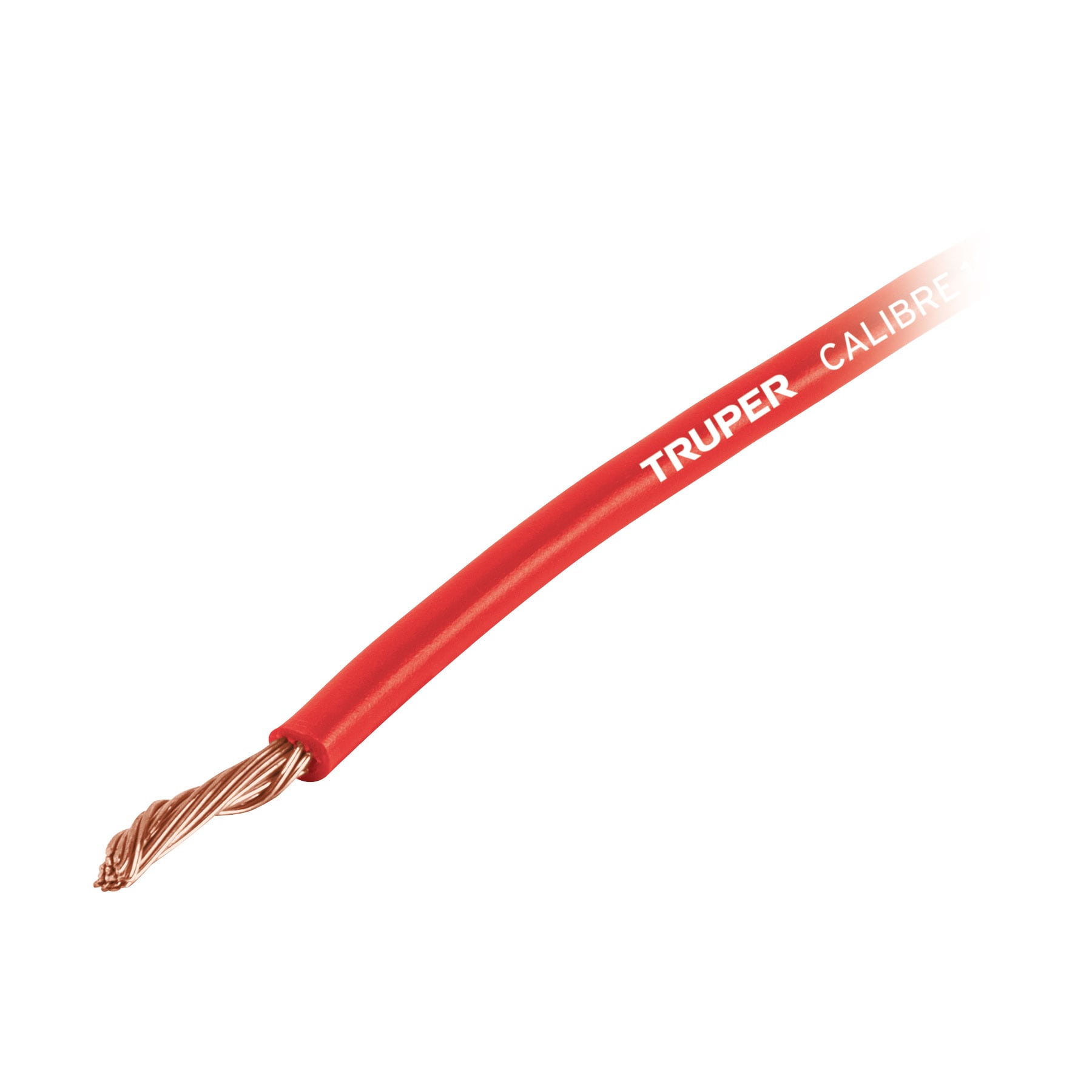 Carrete con 9 m de cable primario rojo calibre 16, TRUPER - Imagen 2