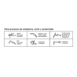 Careta electrónica para soldar, 9-13, panel digital, EXPERT - Imagen 5