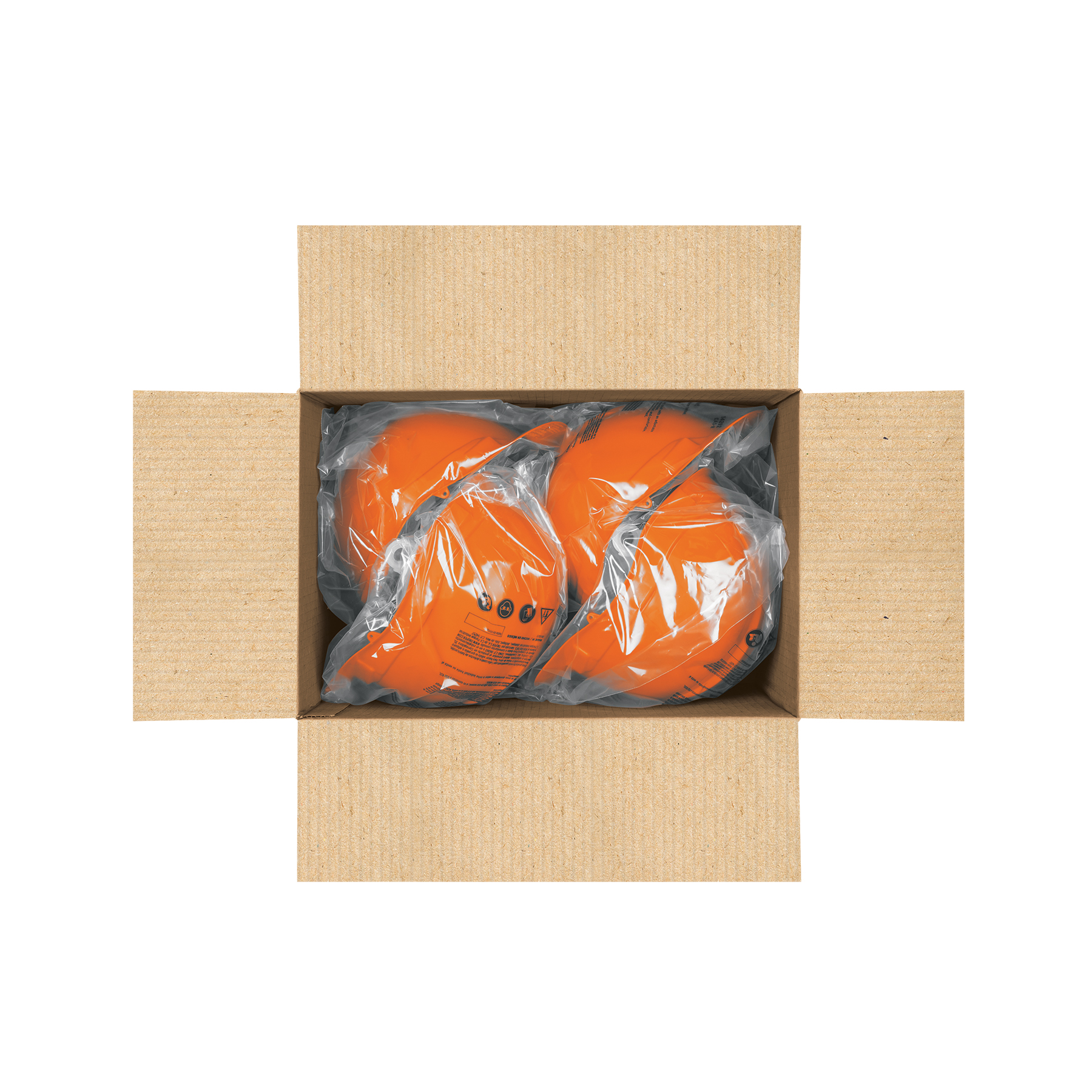 Casco de seguridad ala ancha, naranja, TRUPER - Imagen 5