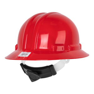 Alternative view of Casco de seguridad ala ancha, rojo, TRUPER