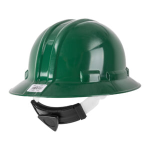 Alternative view of Casco de seguridad ala ancha, verde, TRUPER