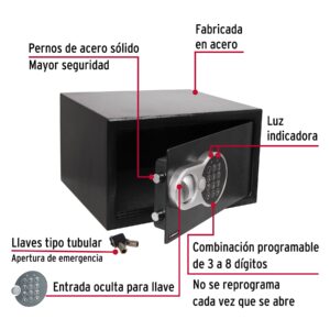Alternative view of Caja de seguridad electrónica, chica, HERMEX