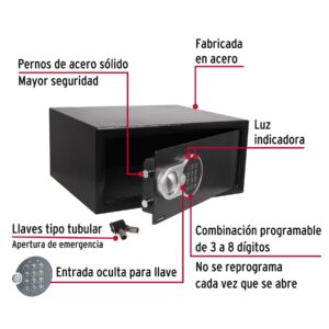 Alternative view of Caja de seguridad electrónica, Laptop, HERMEX