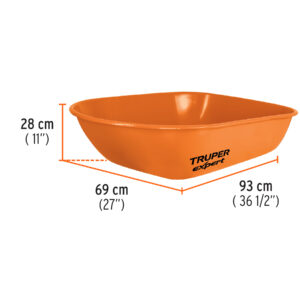 Carretilla 5.5ft3 Imponchable bastidor tubular,TRUPER EXPERT - Imagen 4
