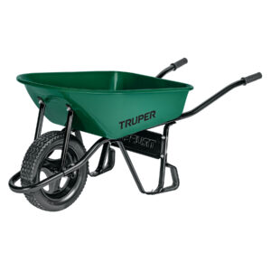 Carretilla 4.75 ft3 angosta, Imponchable, tubular, TRUPER
