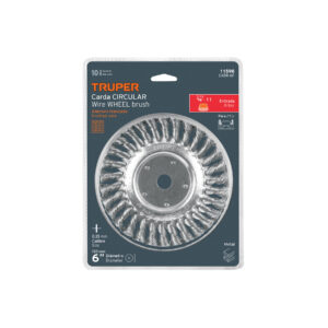 Carda trenzado fino 6' x 5/8' para esmeril, TRUPER - Imagen 4