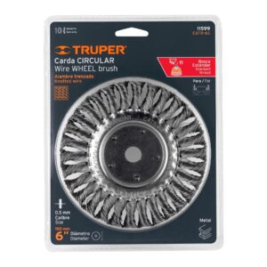 Carda trenzado grueso 6' x 5/8' para esmeril, TRUPER - Imagen 4