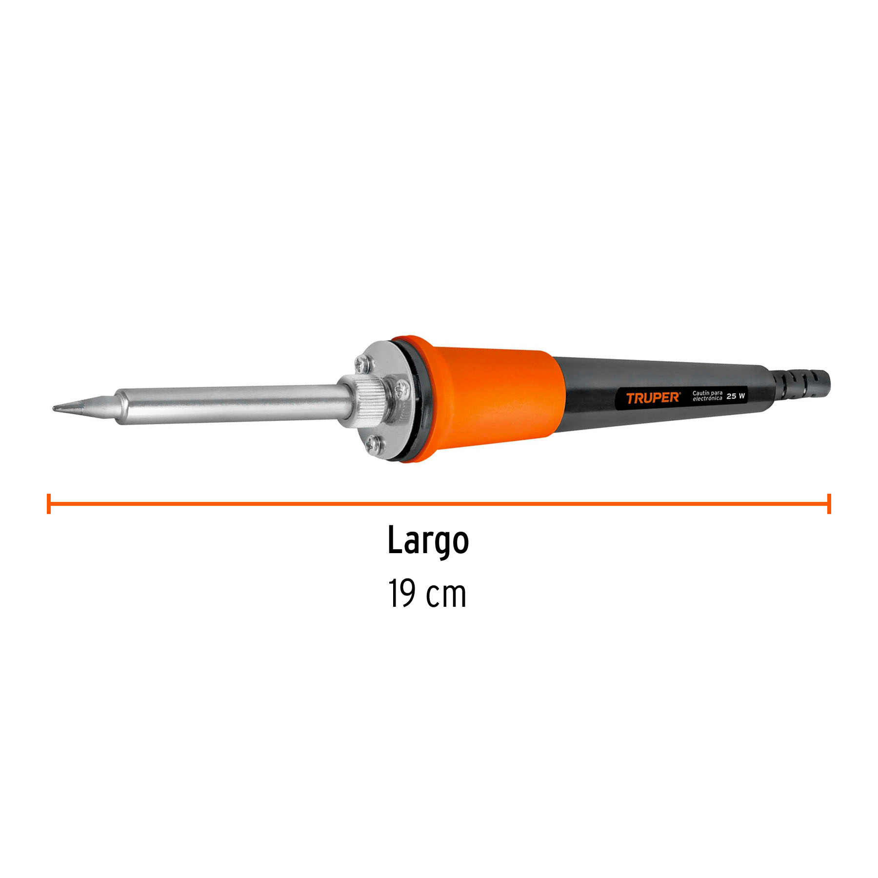 Cautín 25 W profesional tipo lápiz para electrónica, TRUPER - Imagen 3